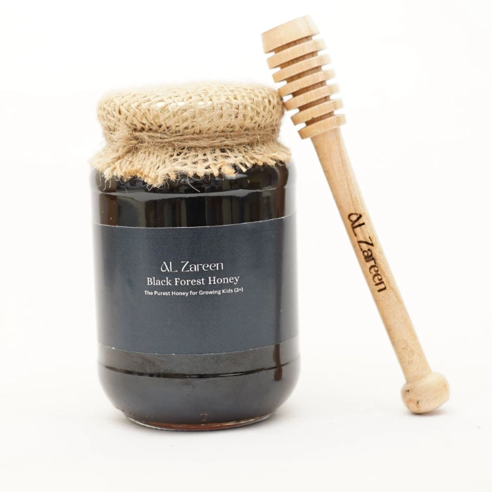 Black Forest Honey jar with wooden dipper - AL Zareen