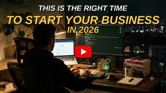 This is the right time to start your business in 2026 video thumbnail