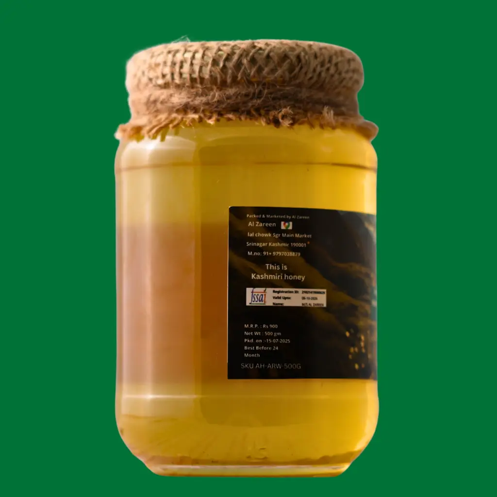 raw acacia honey from kashmir.webp