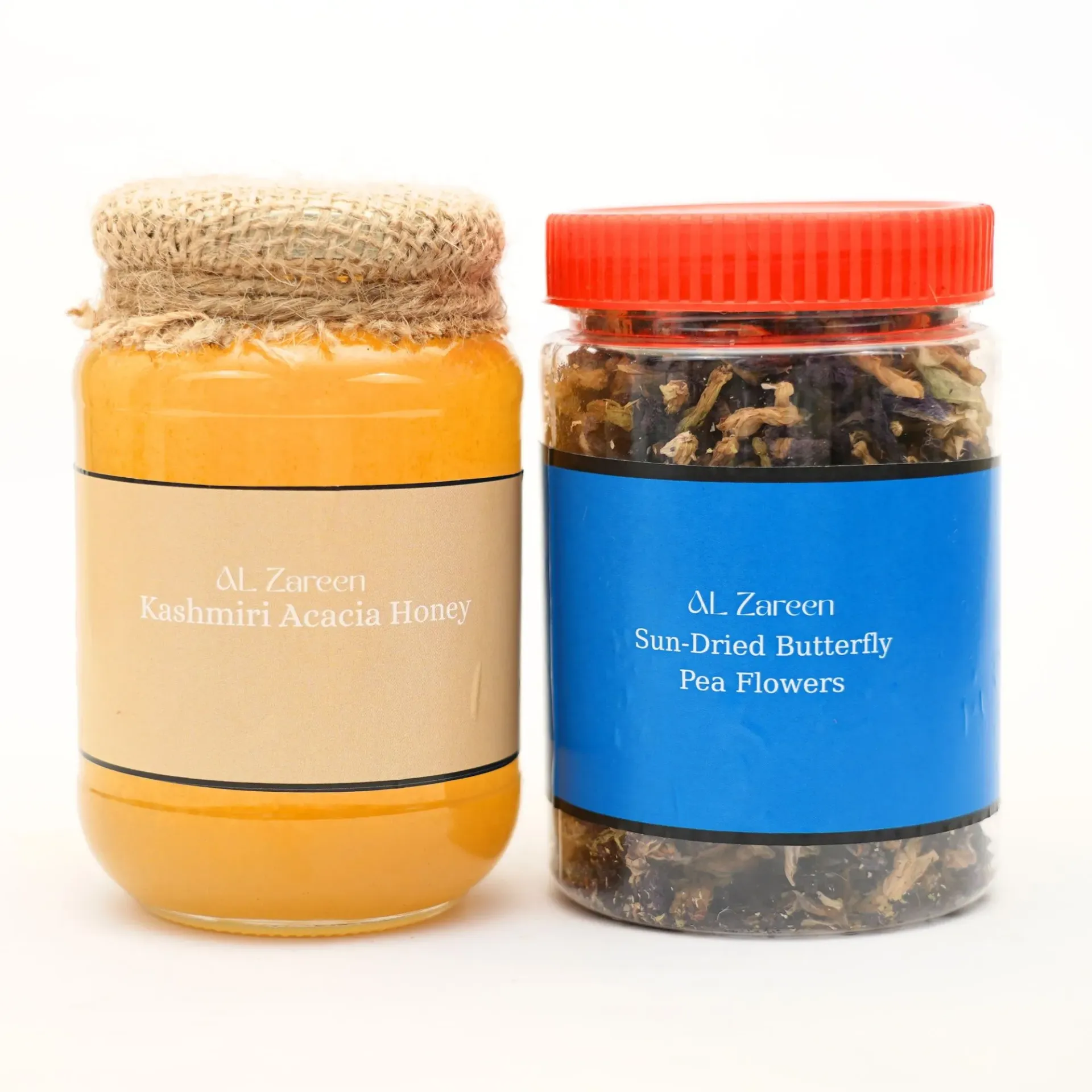 41% OFF kashmirihoneyalzareen Exotic Indigo Duo White Acacia Honey & Sun-Dried Butterfly Pea Flowers Price: ~₹1350 ₹799 | FREE 2026 Delivery 🚚