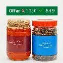 32% OFF | kashmirihoneyalzareen Saffron Heritage Duo | Kashmiri Saffron Infused Honey & Sun-Dried Butterfly Pea Price: ~~₹1250~~ ₹849 | FREE 2026 Delivery 🚚