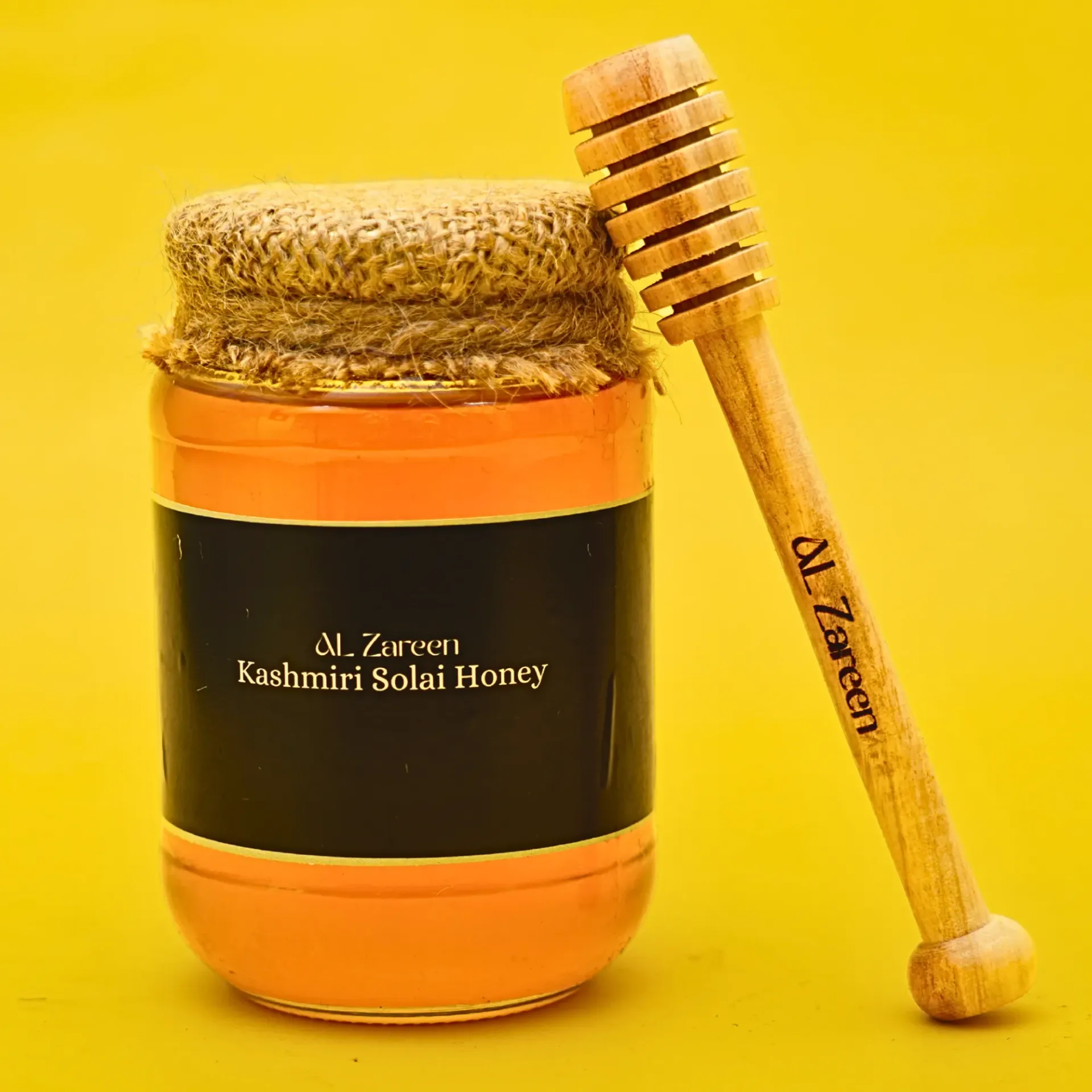 Kashmiri Solai Honey – Pure, Filtered & Lab-Tested | 500g | AL ZAREEN