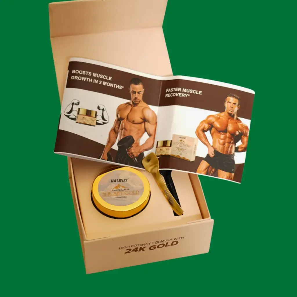 Al Zareen Shilajit Gold – Pure Himalayan Power with 24K Gold | Boost Strength & Immunity