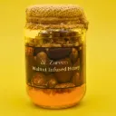 Pure Kashmiri Acacia Honey with Premium Hand-Cracked Walnuts (500g Jar)