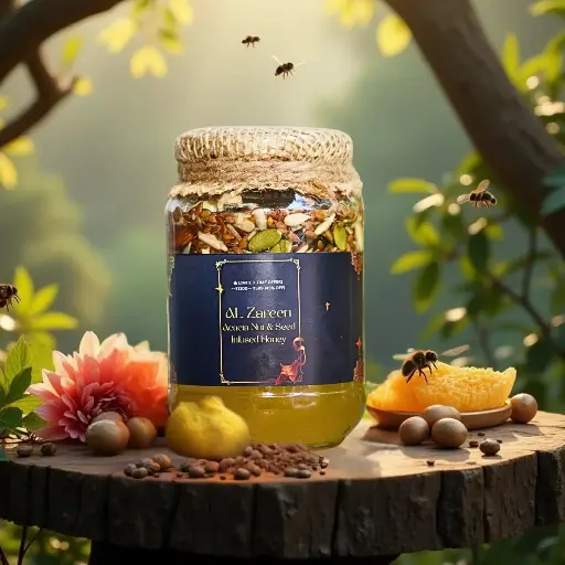 🍯 Kashmiri Acacia Honey with Nuts & Seeds –