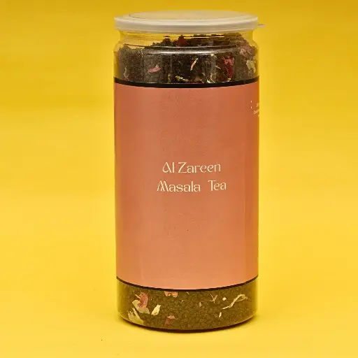 Al Zareen Masala Tea | Premium CTC Blend with Natural Spices & Rose Petals | 450 g