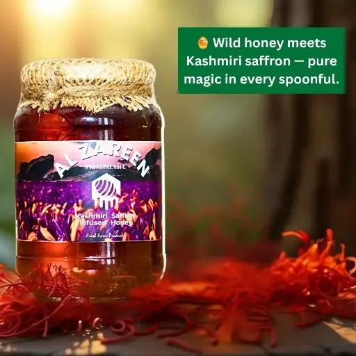 Al Zareen Saffron-Infused Wild Honey